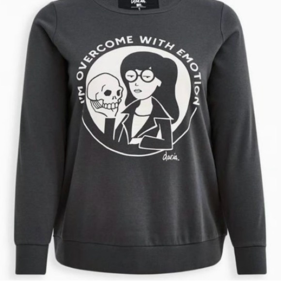 torrid Sweaters - Torrid Sweatshirt Fleece - Daria Black